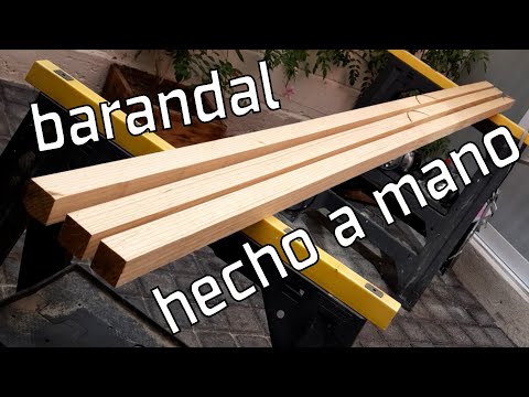 Video: Cómo hacer un pasamanos para escaleras con tus propias manos. Pasamanos de madera para escaleras