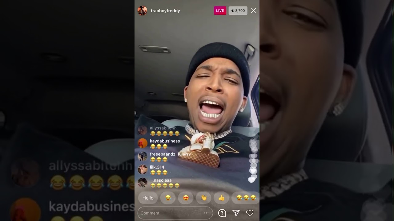 TRAPBOYFREDDY CLOWNS MO3 ON INSTAGRAM LIVE