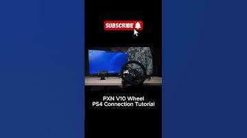 How to Connect PXN V10 Racing Wheel to PS4.#shorts #pxn #ps4
