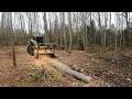 Farm pond  forestry mulching shade area for farm pond farmpond