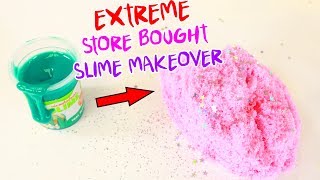 EXTREME STORE BOUGHT SLIME MAKEOVER ~ making store bought slimes pretty! Slimeatory #464