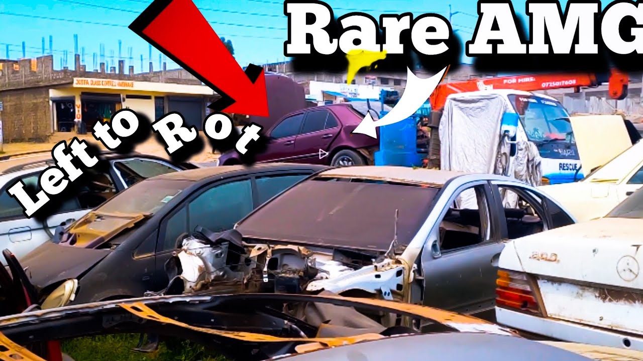 FOUND AN OLD ABANDONED GEM IN THE SALVAGE JUNKYARD*RARE AMG*PLENTY OF ...