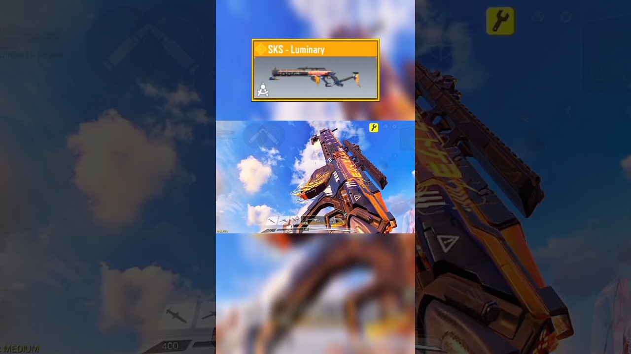 Legendary SKS Luminary Skin CODM 