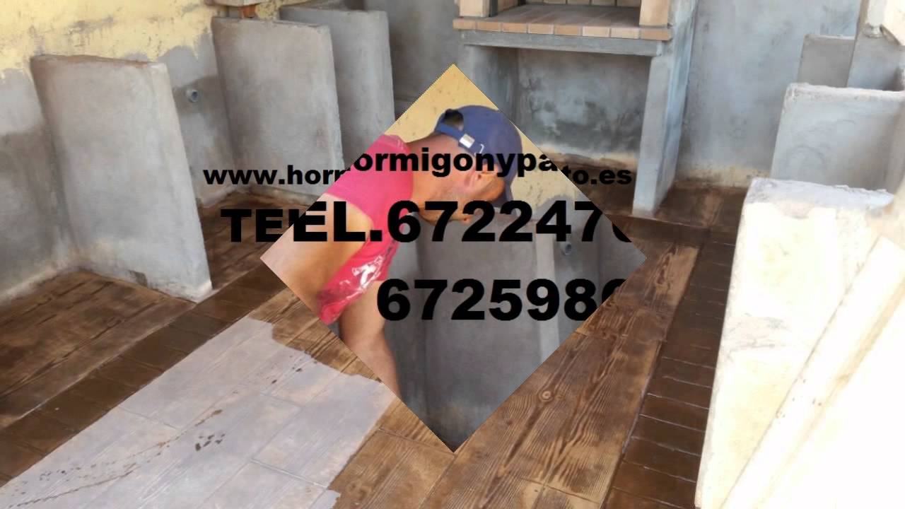 Como Se Hace Hormigon Impreso EL PARTIDOR,Murcia Tel.672247692