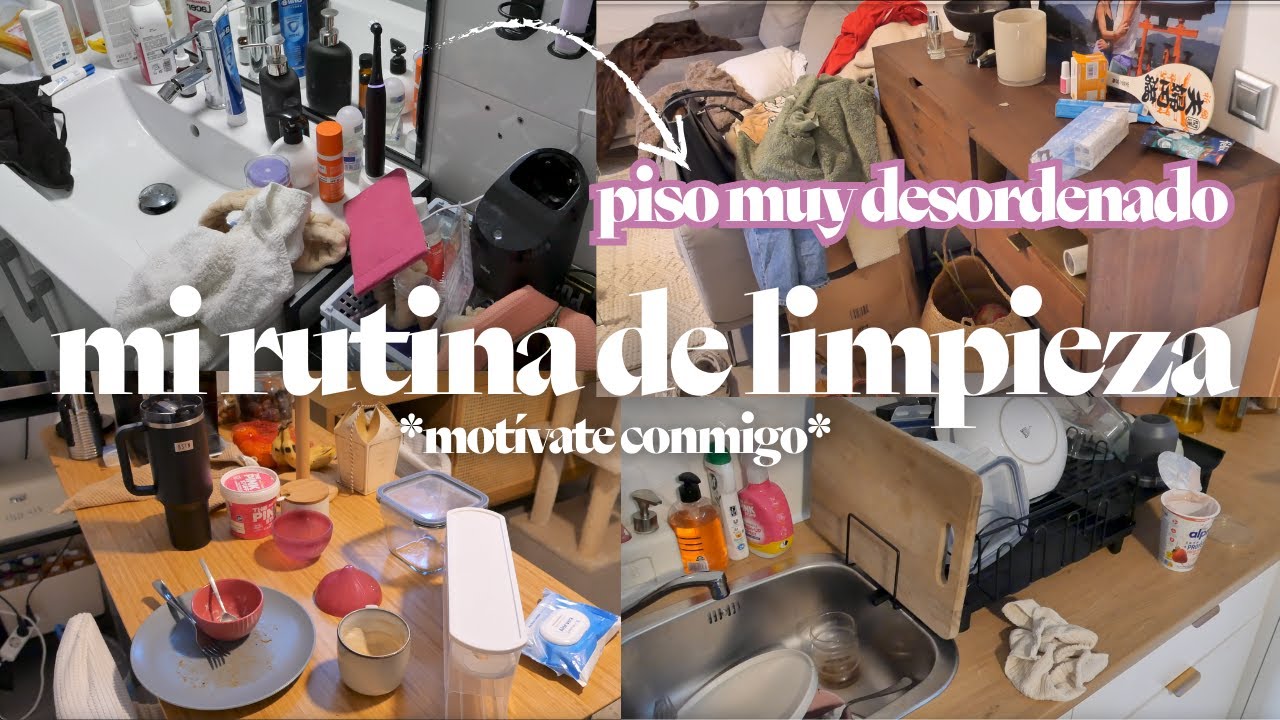 limpia conmigo | rutina de limpieza semanal, motívate conmigo