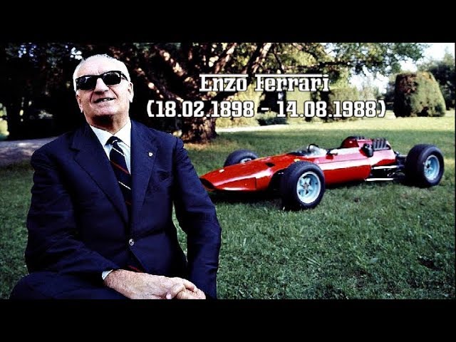Today In Formula One History: Enzo Ferrari Was Born On 18.02.1898