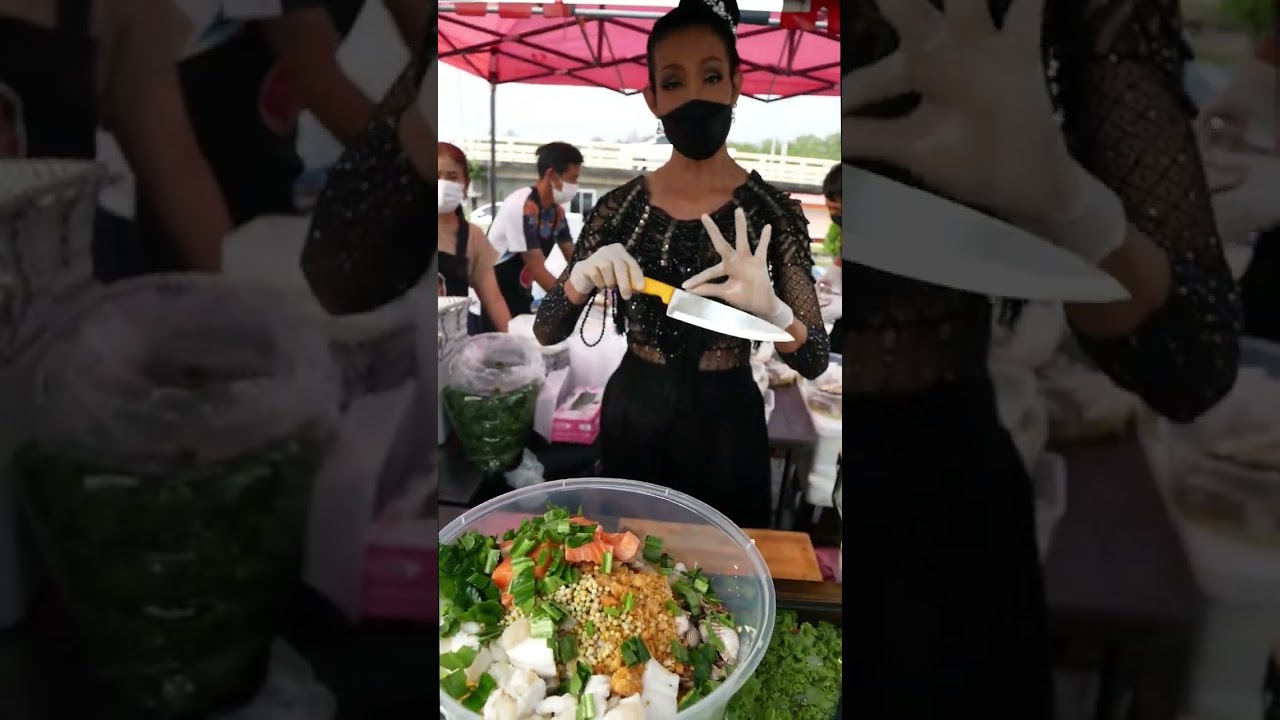 ร้านยำแซ่บซิ่งชลบุรี | Chon Buri ยำชลบุรี 'ยำแซ่บซิ่ง' ยำซาเล้ง 100 คิว