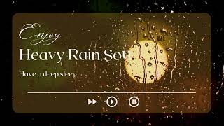 Serenade of Tranquil Rainfall and Gentle Thunder | Stress Relief, Deep Sleep, and Relaxation |