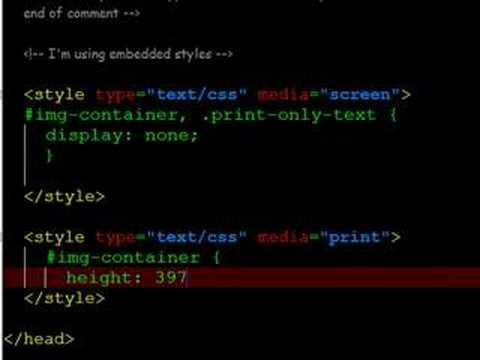 Display Images on Print Only