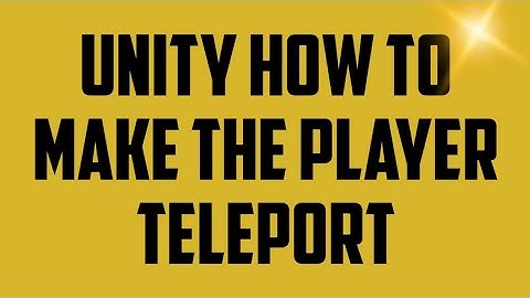 How To Make The Player Teleport On A UI Button Press.