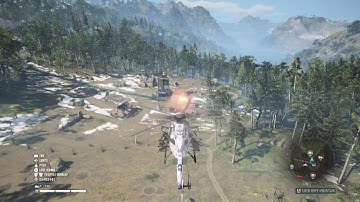 Ghost Recon Breakpoint hunting Behemoth with chopper