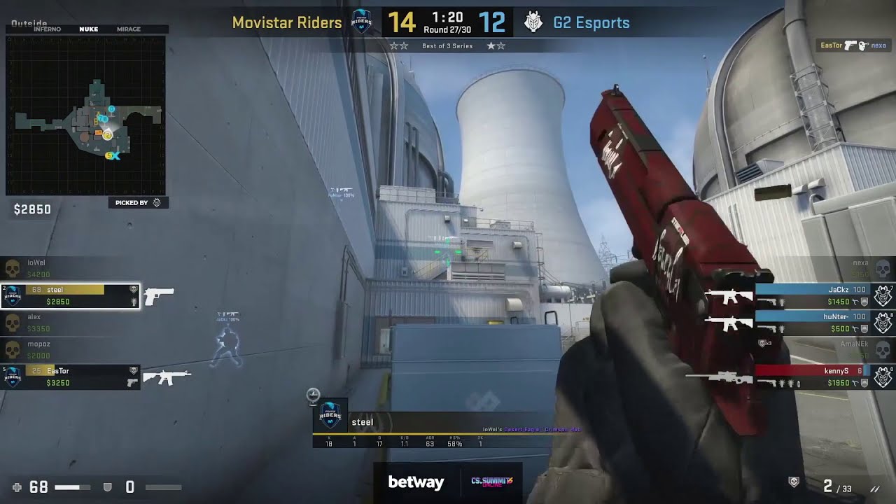 cs_summit 6 EU Day 7 - Faze x ENCE / G2 x Movistar Rieders / NIP x GODSENT / Heroic x North