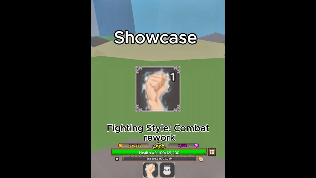 Showcase Fighting Style: Combat rework in King Legacy. 