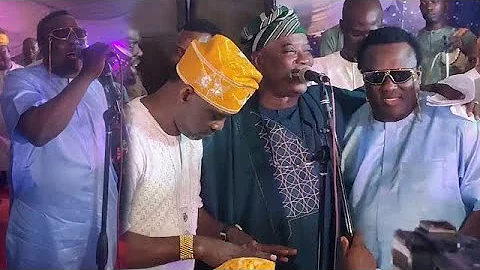 Big Moment in Fuji industry K1 D Ultimate Wasiu Ayinde, Oganla Pasuma, Osupa Saheed on Stage