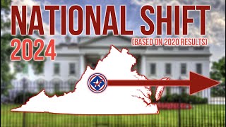The 2024 Election if Every State Swings as Much as Virginia