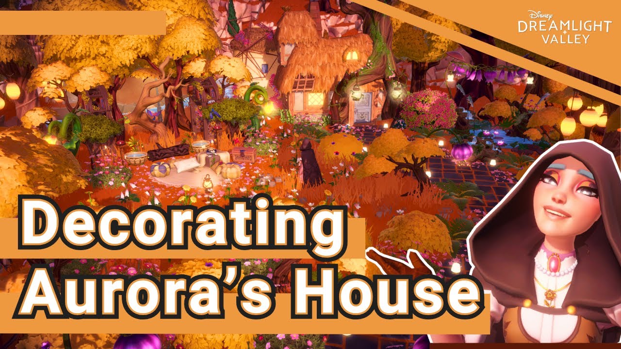 Decorating Aurora's House // Disney Dreamlight Valley