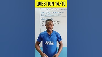 QUESTION 14/15 U-SUBSTITUTION SHORTCUT || TECHNIQUE OF INTEGRATION || #GMAETS_41 #JoinUs