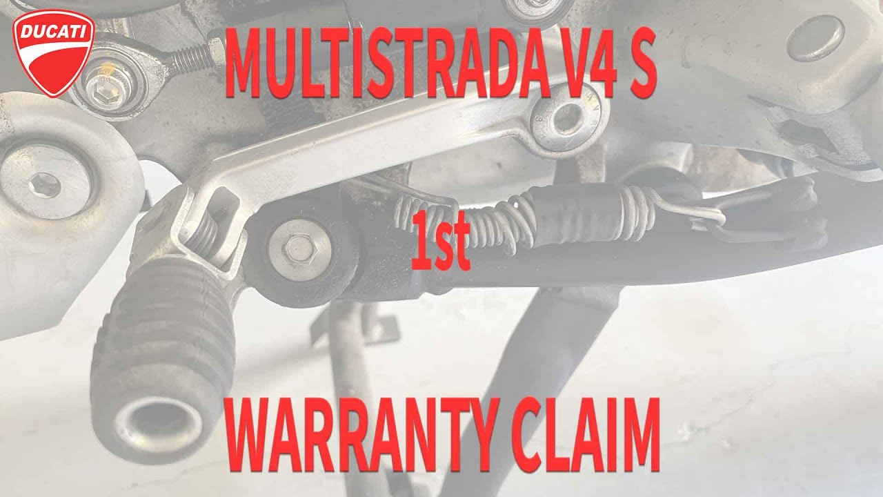 Ducati Multistrada V4S First Warranty Claim