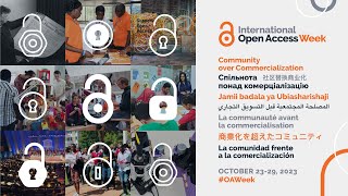 Open Access Faculty Panel Discussion: Community over Commercialization