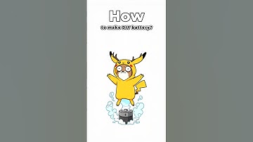 Hoe je zelf een batterij maakt in een post-apocalyptische wereld #shorts #science