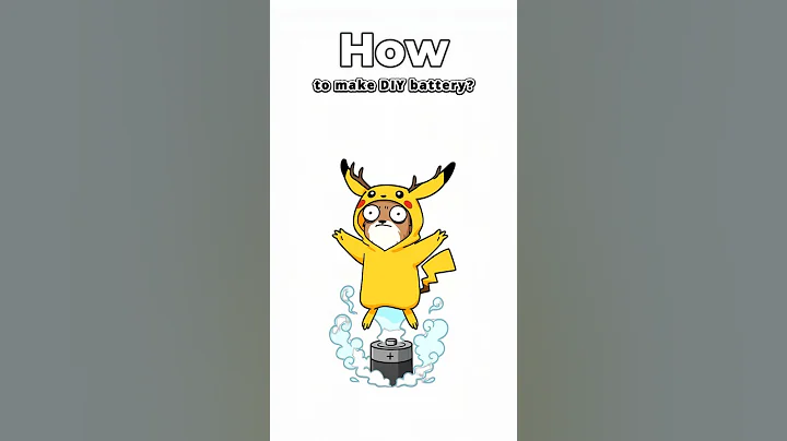 How to Make DIY Battery in a Post-Apocalyptic World #shorts #science