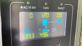 Growatt an my Solar array , Also a small load test! Profile