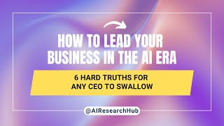 6 hard truths CEOs must face (by IBM)