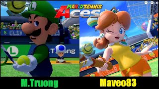Mario Tennis Aces - Online Matches 68 (Luigi & Daisy)