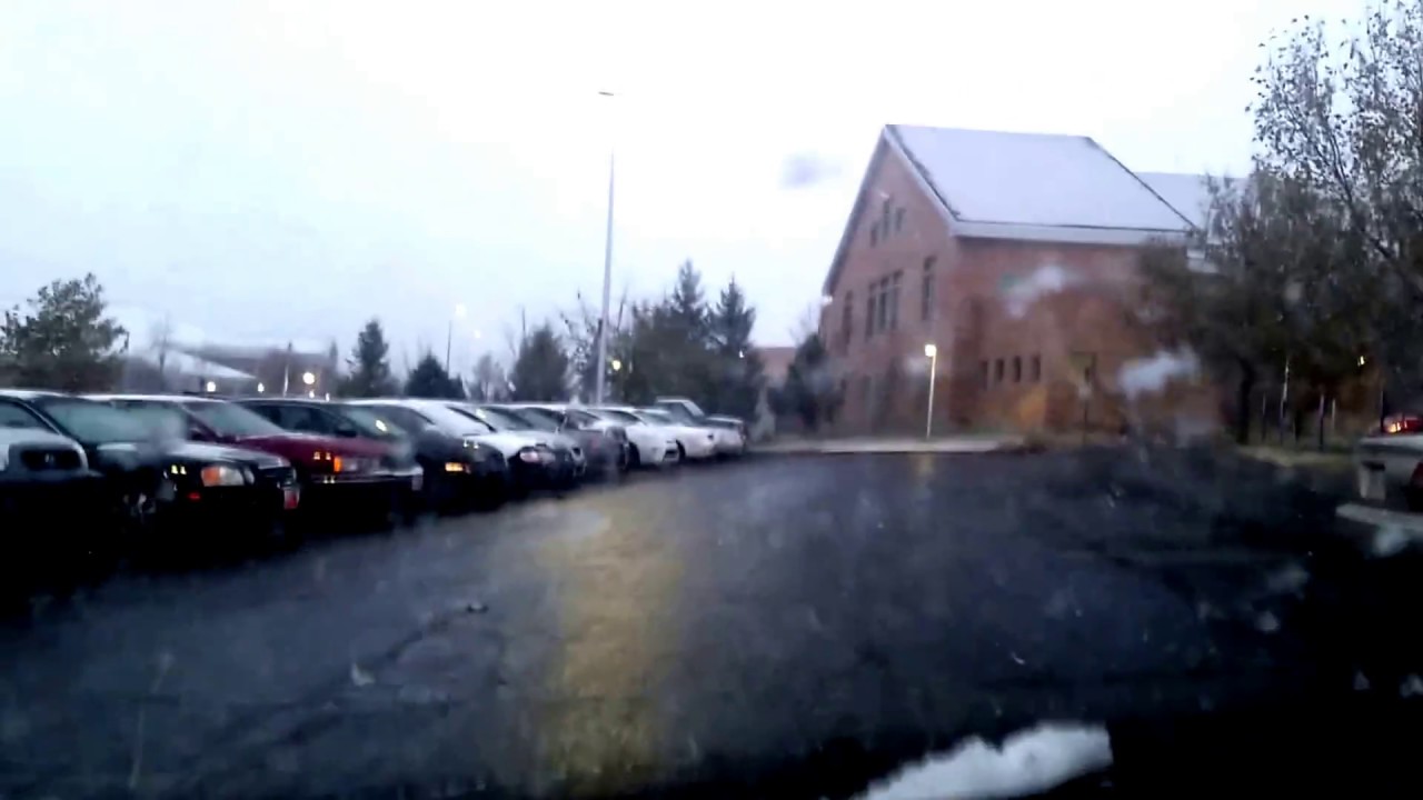 Perfect Little Snow Storm in Salt Lake City 11-28-2016 - YouTube