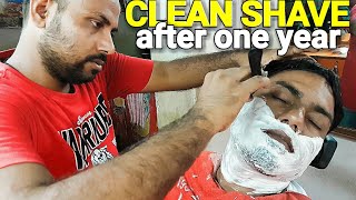 Street Style Face Shave By Indian Barber Reiki Master Bi Naural