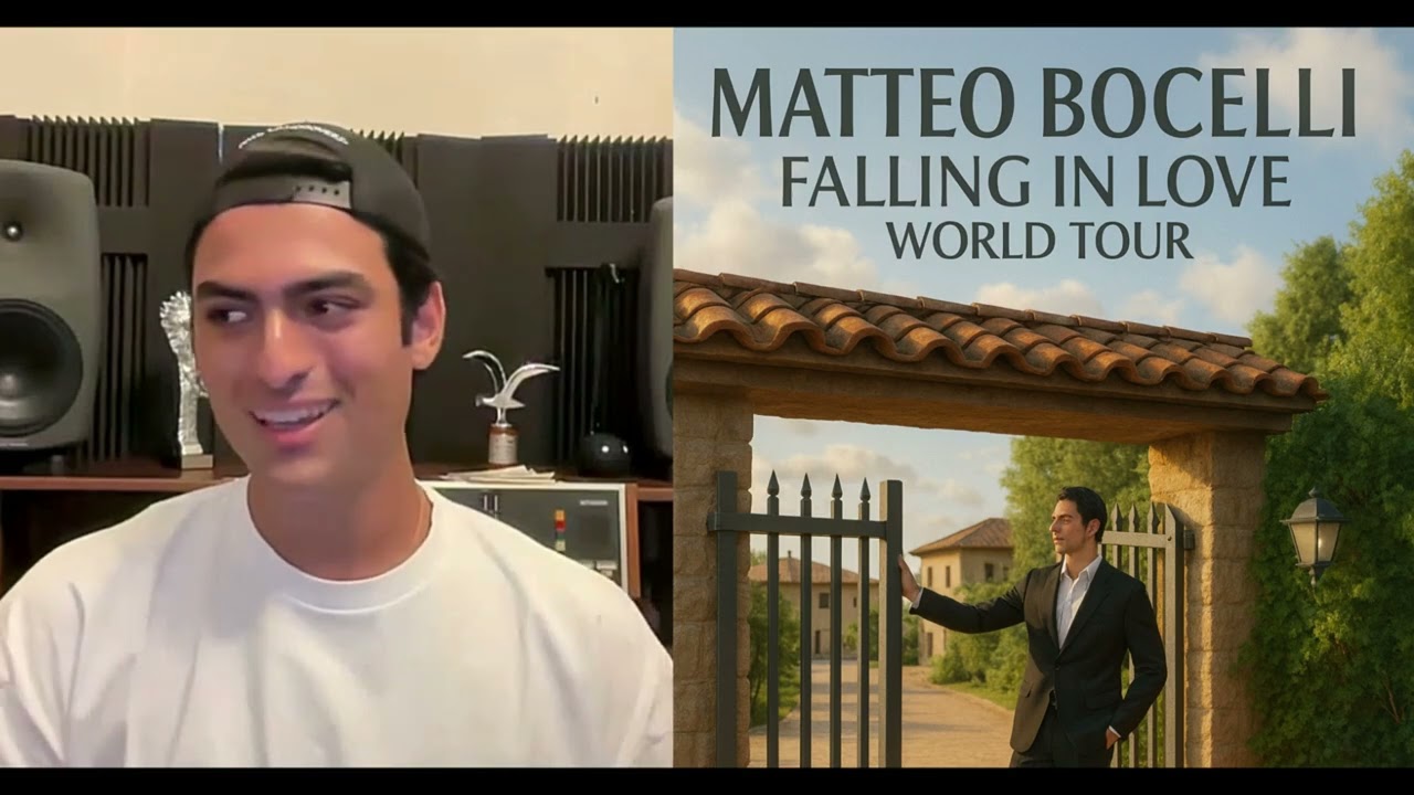 Matteo Bocelli What To Expect On His Falling In Love Tour