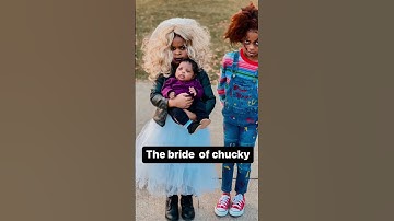 Thumbnail of 👻😈MUST WATCH The bride of Chucky | Scary costume  #shorts  #chucky #halloweencostume
