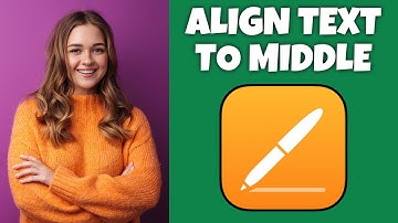 How To Align Text To The Middle In Pages | Step By Step Guide - Pages Tutorial