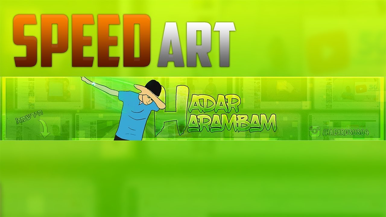 DRAW BANNER - SPEED ART - YouTube