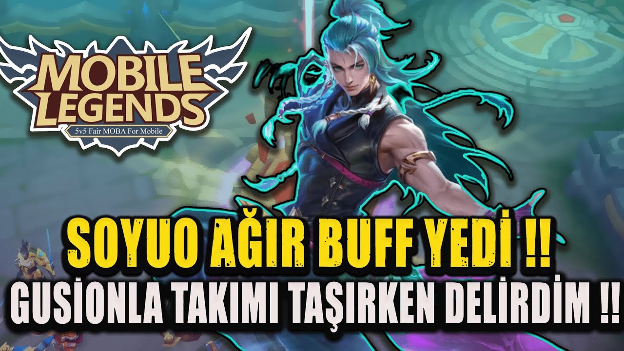 SUYOU BUFF İNANILMAZ GÜÇLÜ !! GUSİONLA TROLL TAKIMA DELİRDİM BUNLAR KESİNKLE BOT ! MOBİLE LEGENDS