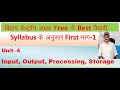 Beltron Ke Syllabus ke anushar Unit ki Taiyari