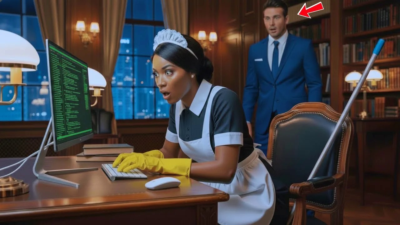 Billionaire Catches Black Maid Fixing Code That Saved Company from Collapse—and What He Did Next…