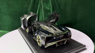 Athlete Statistics OEM 1/18 Lotus NYO Evija Metallic Black  LL0R18E0BG
