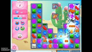 Candy Crush Level 681 Audio Talkthrough, 2 Stars 0 Boosters