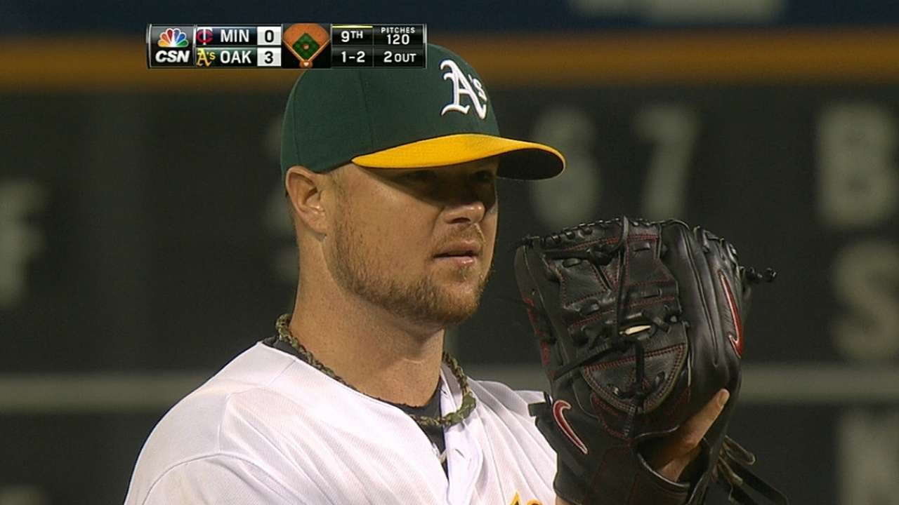 Jon Lester throws worst playoff start of his career for Oakland A's -- Was  he missing the fire? 