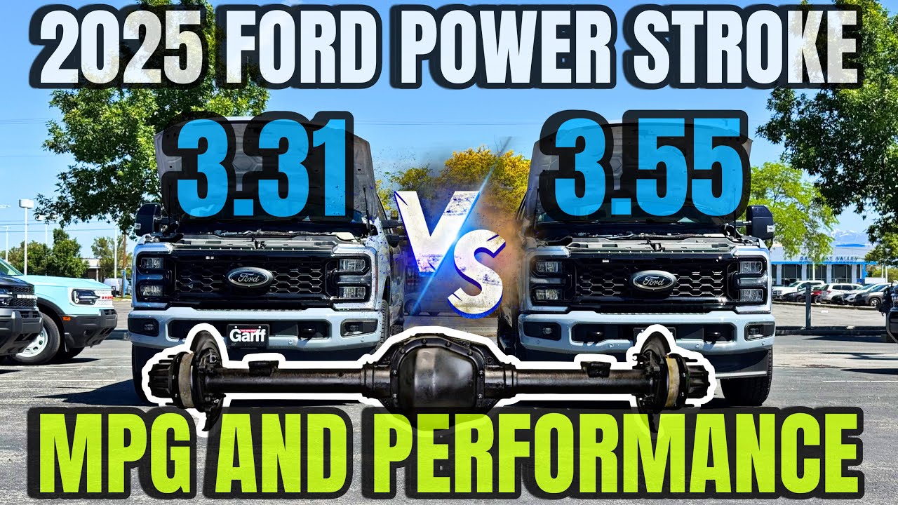 2025 Ford F350 - 3.31 VS 3.55 HO Power Stroke MPG And Performance Test: The Results Are Clear!