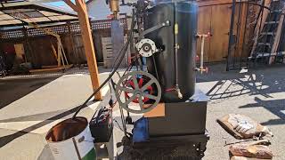 Steam Boiler And Engine Combination Antique Whistle Pump Gauge Off Grid Ross Bendixen.