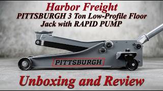 Pittsburgh 3 Ton Floor Jack Unboxing and Review