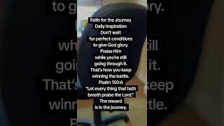Your praise is your weapon #faithforthejourney #dailyinspiration