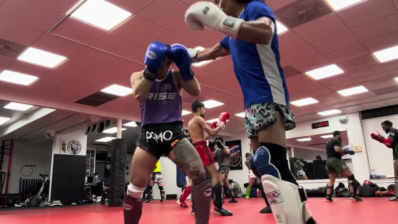 Mauy Thai light sparring  