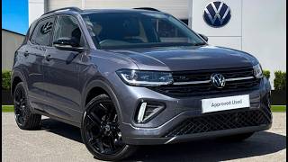 Approved Used Volkswagen T-Cross Black Edition 1.0 TSI 115PS in Grey | DF75VEH | Wrexham Volkswagen