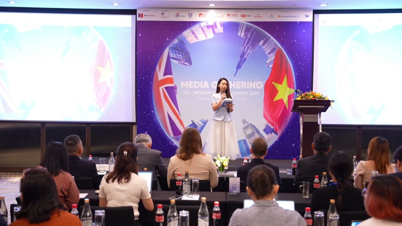 MC Genie Hoai Tram | Media Gathering UK - Vietnam Business Summit