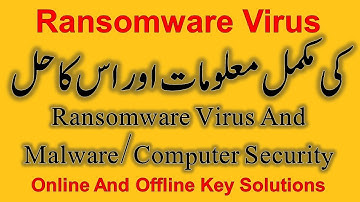 Ransomware Encrypted File Online Key Solutions