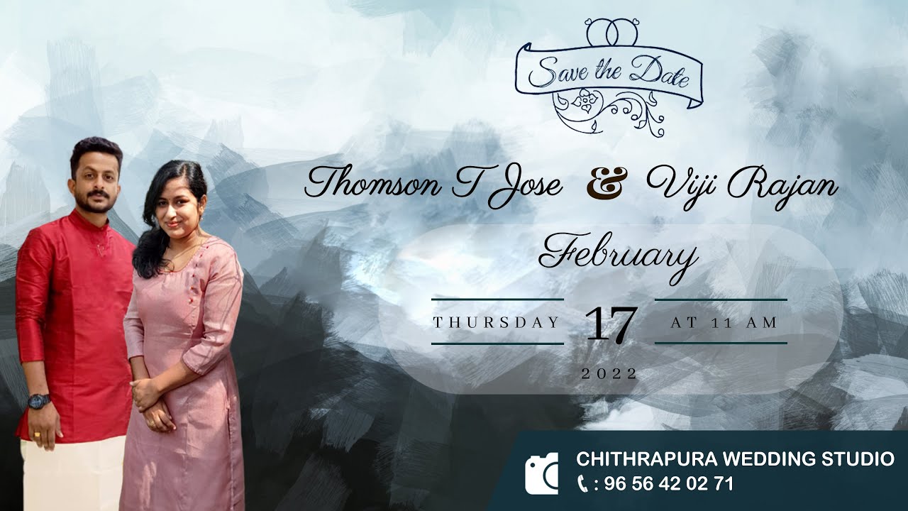 Thomson T Jose + Viji Rajan | ᴡᴇᴅᴅɪɴɢ ʟɪᴠᴇ | ©️Chithrapura Wedding ...