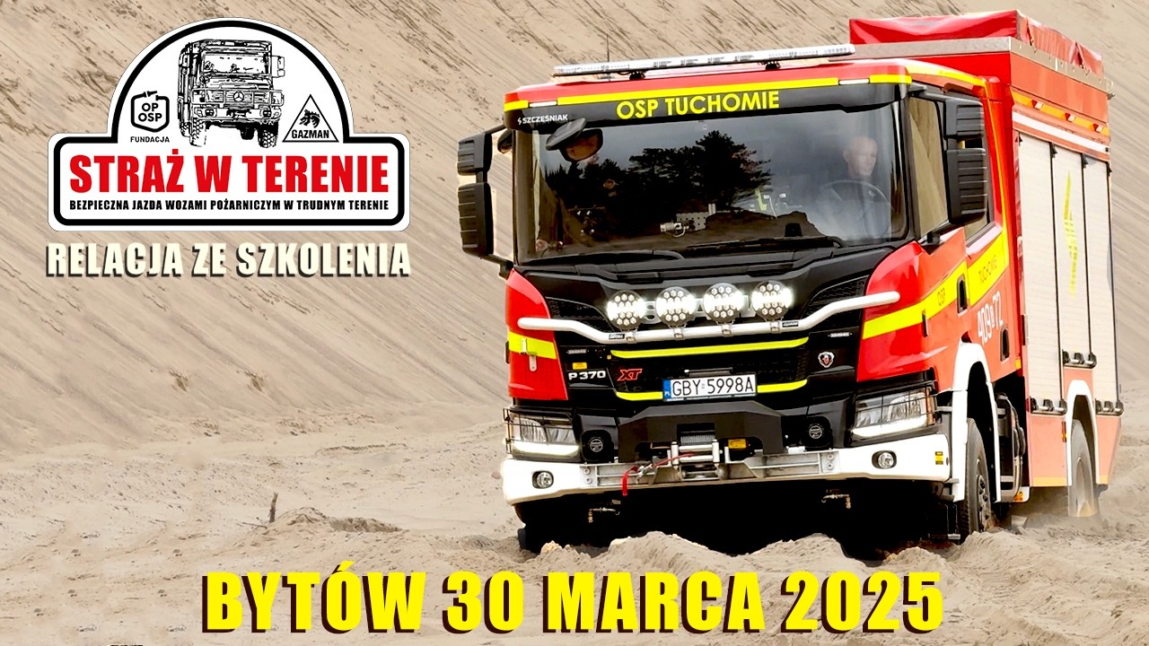 Straż w terenie - relacja ze szkolenia 30.03.2025 - Bytów, powiat bytowski